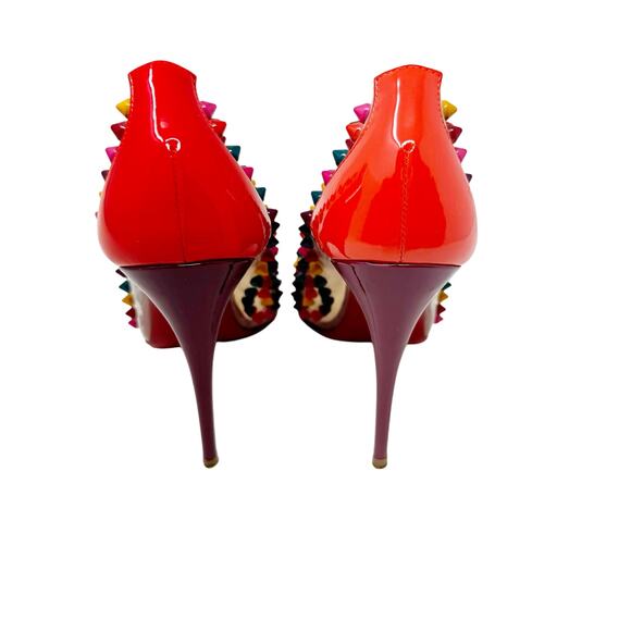 Christian Louboutin So Kate PVC Spiked Pumps EU 36 Multicolor Studded Heels - Picture 4 of 8